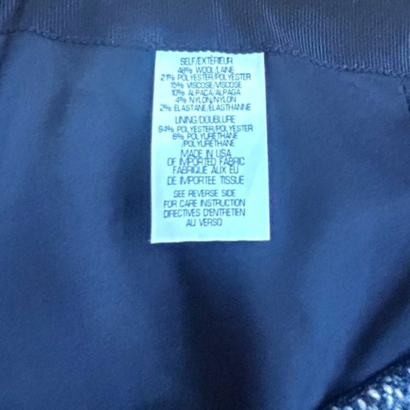 Theory Merlock Tweed Skater Mini Skirt Brown Black Size 2 Wool - Picture 6 of 8